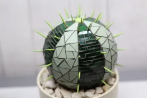 3D mosaic | cactus | by Steinfugenzeit