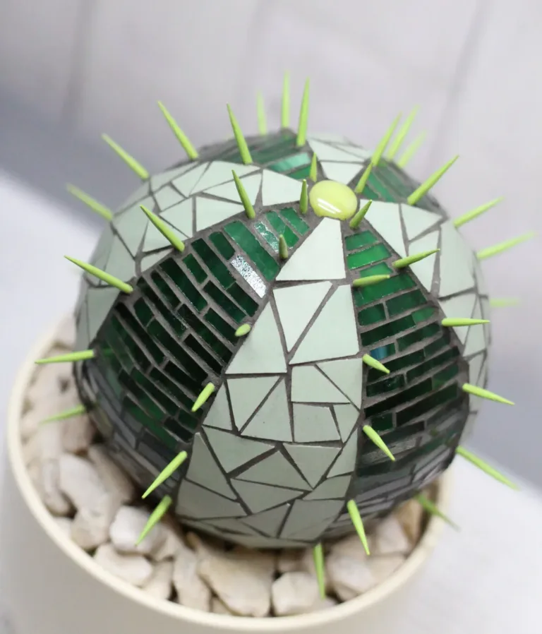 3D mosaic | cactus | by Steinfugenzeit