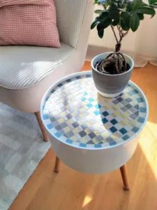 mosaic coffee tabel | by Steinfugenzeit