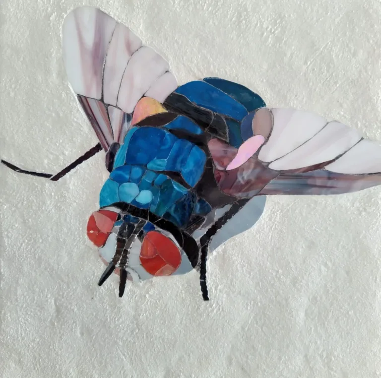 Mosaikkunst | "Fliege" | by Steinfugenzeit