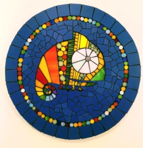 Mosaikbild | Chamäleon