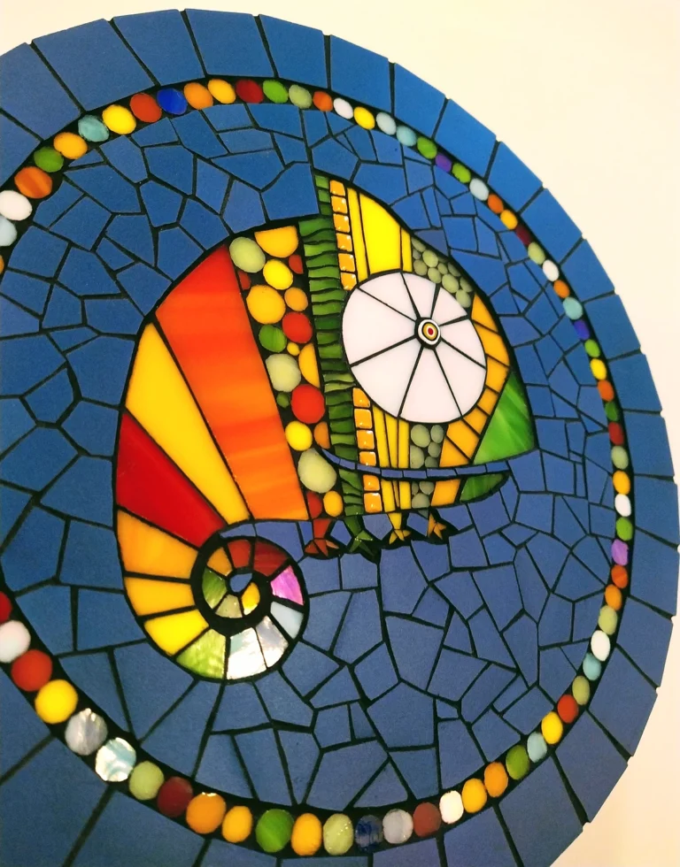 Mosaikbild | Chamäleon