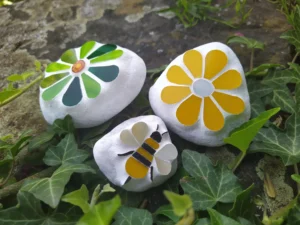 Mosaik auf Marmorkies