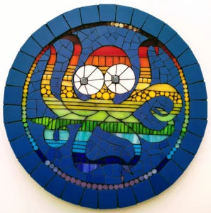 Mosaikbild Oktopus
