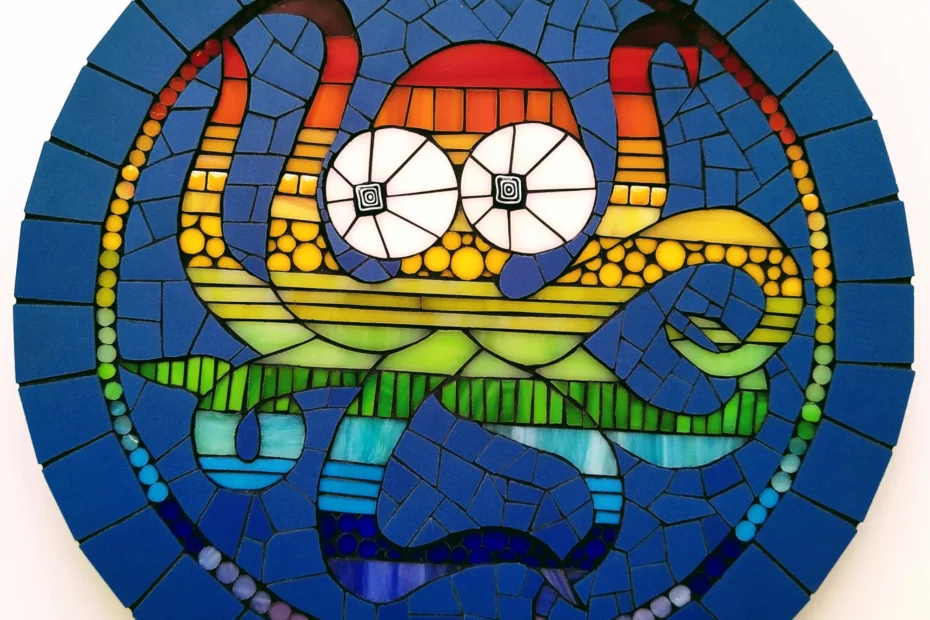 Mosaikbild "Oktopus Timothy"